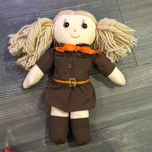 Vintage Brownie plush doll